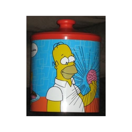 The Simpsons Homer Simpson tin cookie jar Kitchen & Dining