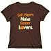 T-Shirt Womens Brown " Golf Players MAKE BETTER LOVERS " Sports Large