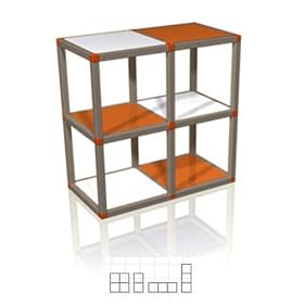 MODULE - 4 Cube Storage Shelf / Childrens Storage Unit