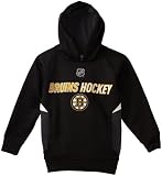 NHL Youth Boston Bruins Colorblocked Performance Fleece - R58Nnsaa (Black, Small)