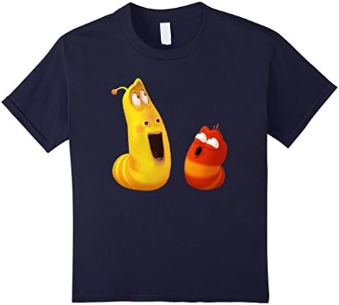 Kids Larva and Friends t shirt - version 7 4 Navy