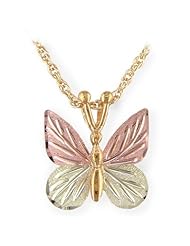 Black Hills Gold Necklace - Butterfly Necklace