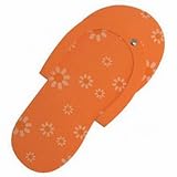 Debra Lynn Professional Daisy Pedicure Slippers Orange (Pack of 6)