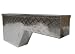 48" x 8" x 20" Heavy Duty Aluminum Truck Pickup Tool Box Pork Chop Wheel Well Storage Passenger Side Right