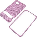 Rhinestones Protector Case for HTC ThunderBolt ADR6400 (Pink Full Diamond)