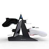 KONNET PS3 and Xbox 360, Xbox Elite, Xbox Slim Power Pyramid Charger - Charging and Storage Dock for