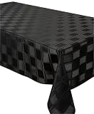 VISTA 52X70 TABLE CLOTH BLACK