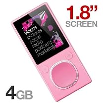 Zune 4 GB Digital Media Player (Pink)