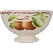Peaches Stenciled Fruit Design Cafe au Lait Bowl ~ French Design