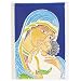 Handmade Decorative Madonna Tile From Italy
