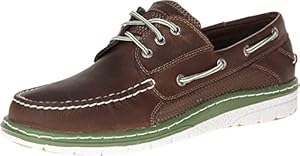 Sperry Top-Sider Men's Billfish Ultralite 3 Eye Brown/Green Boat Shoe 10 M (D)
