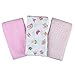 SwaddleMe Muslin Swaddle Blankets 3-PK, Girly Bugs & Butterflies (OS)