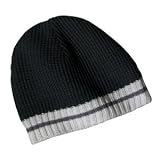 NEW District Threads - Waffle Beanie with Ribbed Edge Black Chrome Graphite-OSFA at District Threads