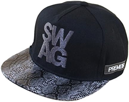 Dasot Casual Punk Swag Toppe Sunhat Baseball Cap Poping Dancing Hop-pop Brim Hat Gray