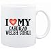 Mug White " I LOVE Cardigan Welsh Corgi " Dogs