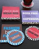 100 BrownZebra Cocktail Napkins