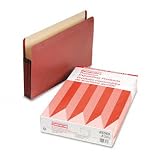 ESSELTE PENDAFLEX CORP. / ESS85565 / 5in Expansion File, Straight Cut, Red Fiber/Manila, Legal, 5/box / Sold as 1 BX