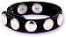 erection enhancement ring made of leather adjustable 5-snap