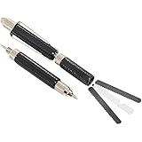 Multi-Tool 12 in 1 Multi Function Tool Pen - Black - Multifunction Pen is a 12 Function Pen with Exacto Blade, Screwdriver and More