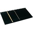 Black Velvet 15 Slot Pocket Watch Display Tray Insert