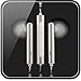 Xin store ABC-bb-w Earbuds in-Ear Headphones Compatible Android Smartphones MP3 Plays Built in Microphone Stereo Bass Volume Control