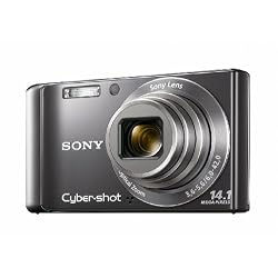 Sony DSC-W370 14.1MP Digital Camera with 7x Wide Angle Zoom with Optical Steady Shot Image Stabilization and 3.0 inch LCD (Silver)