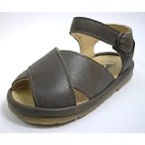 [ ZOOM ] ベビー クロスサンダル 12.5cm～14.5cm ダークグレージュ (14.5cm)
