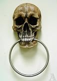 Skull Skeleton Bathroom Kitchen Towel Holder Ring