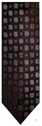 Men's Donald Trump Necktie Neck Tie 100% Silk Brown/Blue/Silver