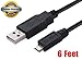 iMBAPrice® 6 Feet Micro USB to USB Charging/Data/Sync Cable for LG G2 Optimus G G Pro 2x S L VS980 LS980 D800 D801 D802 D803 (Black)