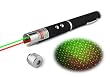 Laserpointer DUAL 2-in-1 roter und gr�ner Laserpointer mit �ber 4000M Reichweite sehr hell Inklusive Geschenkbox und Batterien mit Sternenaufsatz
