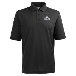 Colorado Rockies Pique Xtra Lite Polo Shirt (Team Color)