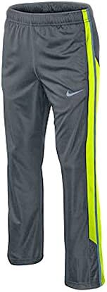 Nike Dri-Fit Big Boys Lights Out Training Pants Dark Magnet Grey/ Volt Size Medium