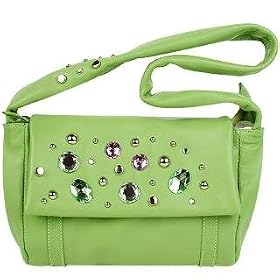 Maschera Pistachio Sparkling Rhinestone Evening Bag