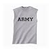 Athletic ARMY Sleeveless T-Shirt - Military Style Physical Training T-Shirt in gray