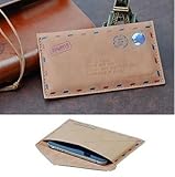 Fashion Brown Envelope PU Leather Case for iPhone 6/6S/5/5S