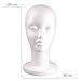 Keyzone Female+Male Styrofoam Mannequin Manikin Head Model Foam Wig Hair Hat Glasses Display