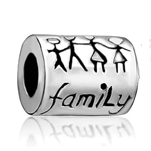 Pugster Family Life Charm Beads Fit Pandora Charm Bead Bracelet