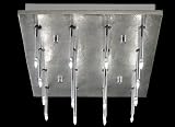 Halogen Deckenleuchte Shine Alu, 16-flammig, Antik/Chrom – Fischer 24930