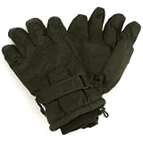 Boys Ages 12-14 Winter Thinsulate 3M Waterproof Velcro Ski Snow Grip Gloves Black