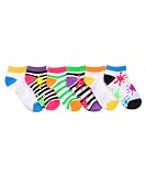 XOXO "Art Star" 6-Pack Low-Cut Socks (Sizes 6 - 8)