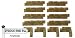 Hornby N8017 N-Gauge Cotswold Stone Wall Pack No 1 Lyddle End Farm Life