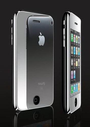 Produkt-Bild: Spiegel Displayschutzfolie f&uuml;r Apple iPhone 3G & 3GS Spiegeleffekt / Silber