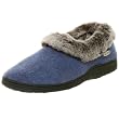 ACORN Women's Chinchilla Collar Moc Black