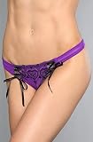 Biatta Intimates The Audrina Embroidered Thong,Intimates for Women