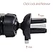 Car Mount, XNER Air Vent Car Mount Holder with 360 Rotate for Galaxy S7 S6 Edge Note 5 4 LG G5 G4 iPhone 6 6S SE Plus Nexus 5x 6P More - Black