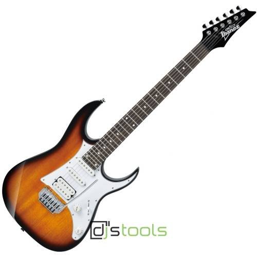 Ibanez GRG140-SB Gio Serie E-Gitarre 6-Saiter mit Gigbag und Gurt Sunburst