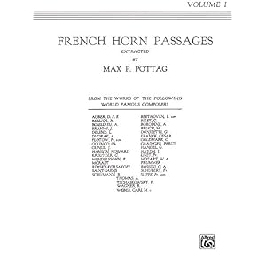 French Horn Passages, Vol 1