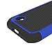 S6 Active Case, LK [Drop Protection] Shock-Absorption Hybrid Dual Layer Armor Defender Protective Case Cover for Samsung Galaxy S6 Active (Blue)