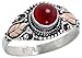 Sterling Silver Bali Style Ring w/ 6mm Round Sterling Silver Bali Style Ring w/ 6mm Round